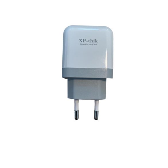 XP-Thik töltő Adapter CS-W01 2.4A Micro USB kábellel Fehér (00007794) 2.4A