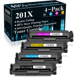   AGT MEDIA CF400X toner szett, 4 db, BK / C / M / Y, CF400X, CF401X, CF402X, CF403X, kompatibilis: HP Color Laserjet Pro M252n, HP Color Laserjet Pro M252dw, HP Color Laserjet Pro M277n