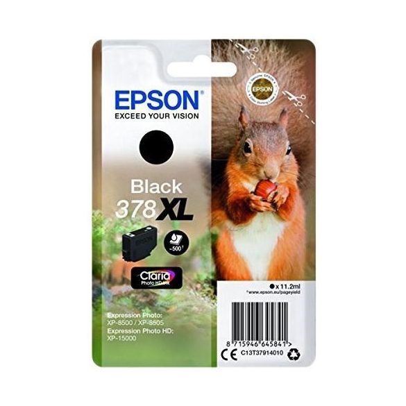 Epson T3791 patron, fekete, 11,2ml