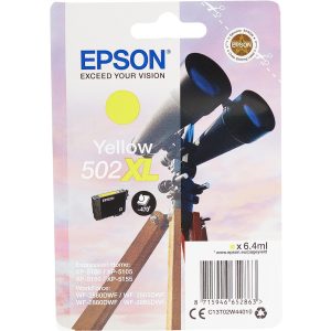 Epson T02W4 patron, sárga, 6,4ml