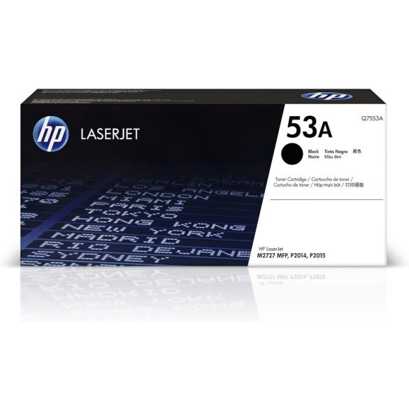 HP Q7553A (53A) fekete eredeti toner (Q7553A)