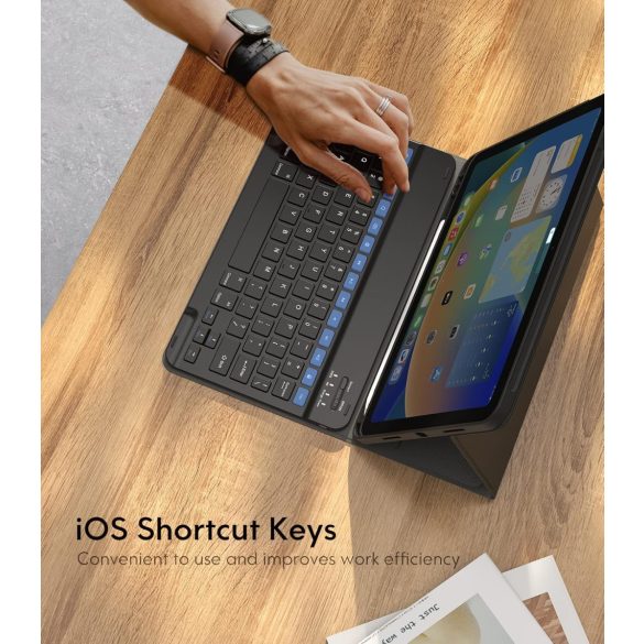 IPad Pro 12.9 tok billentyűzettel iPad 2018 3. generációhoz vezeték nélküli Bluetooth billentyűzet