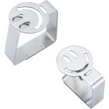 Tucireat terítőkapcsok rozsdamentes acélból 8 db-os csomag Asztalibilincs Asztalterítő tartó Asztalterítő tartó Rozsdamentes acél abrosztartó Asztalborító kapcsok Asztalterítő kapcsok