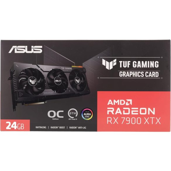ASUS TUF Gaming Radeon RX 7900 XTX OC 24GB GDDR6