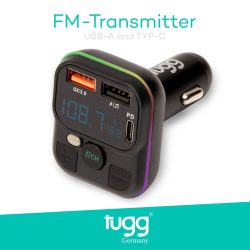  Tugg FM adó USB-A és Type-C kimenettel