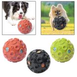 SENYE PET Nyikorgó kutyalabda agresszív rágóknak, gumi rágólabda kutyák fogainak tisztítására, tartós, kétrétegű kialakítású interaktív kuncogó kutyalabda közepes és nagy fajtáknak