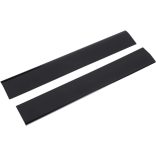 Fekete Cover Shell elülső ház , bal és jobb első panel PS3 Slim, CUH-4000 konzolhoz, javító alkatrész