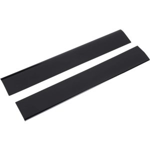 Fekete Cover Shell elülső ház , bal és jobb első panel PS3 Slim, CUH-4000 konzolhoz, javító alkatrész