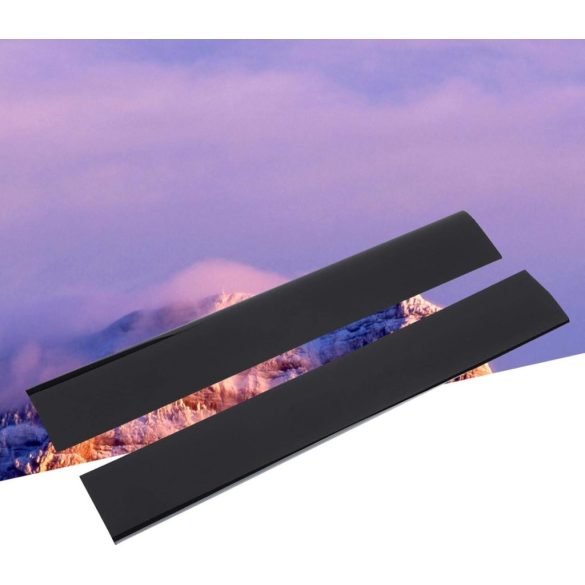 Fekete Cover Shell elülső ház , bal és jobb első panel PS3 Slim, CUH-4000 konzolhoz, javító alkatrész