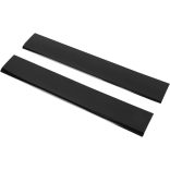 Fekete Cover Shell elülső ház , bal és jobb első panel PS3 Slim, CUH-4000 konzolhoz, javító alkatrész