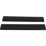 Fekete Cover Shell elülső ház , bal és jobb első panel PS3 Slim, CUH-4000 konzolhoz, javító alkatrész