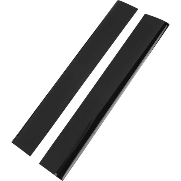 Fekete Cover Shell elülső ház , bal és jobb első panel PS3 Slim, CUH-4000 konzolhoz, javító alkatrész