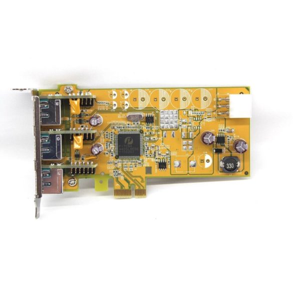 Dell PCIe USB kártya 3x12V tápellátású USB PCI-e LP 1PCB-PUB1200XL X100