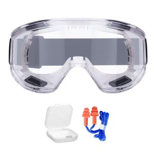  AirGearPro Vision-1000, páramentes védőszemüveg, Karcolásgátló védőszemüveg ideális barkácsoláshoz, építkezéshez