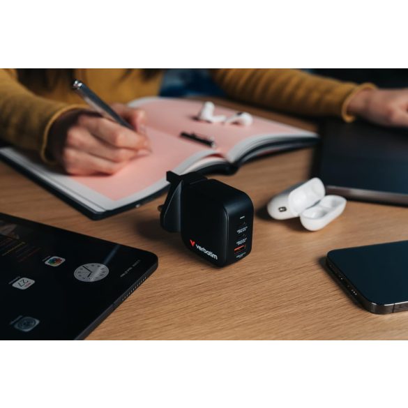 Verbatim Mini GaN Charger 70W 3 Port (32229)