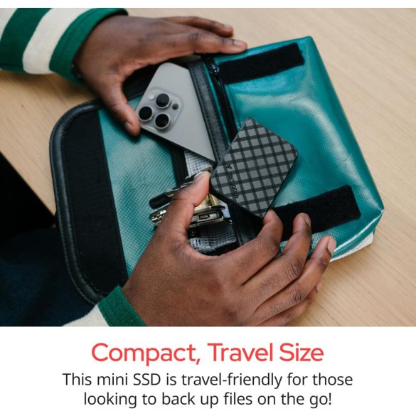 Verbatim 1TB Store 'n’ Go Mini External Solid State Drive USB 3.2 Gen 1 USB-C Connection - Diamond Black (32025)