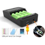 LiitoKala Lii-500 18650 akkumulátortöltő intelligens univerzális töltő LCD kijelző 26650 AA AAA akkumulátorhoz érintőgombos LCD kijelző az akkumulátor kapacitásának teszteléséhez