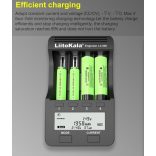 LiitoKala Lii-500 18650 akkumulátortöltő intelligens univerzális töltő LCD kijelző 26650 AA AAA akkumulátorhoz érintőgombos LCD kijelző az akkumulátor kapacitásának teszteléséhez