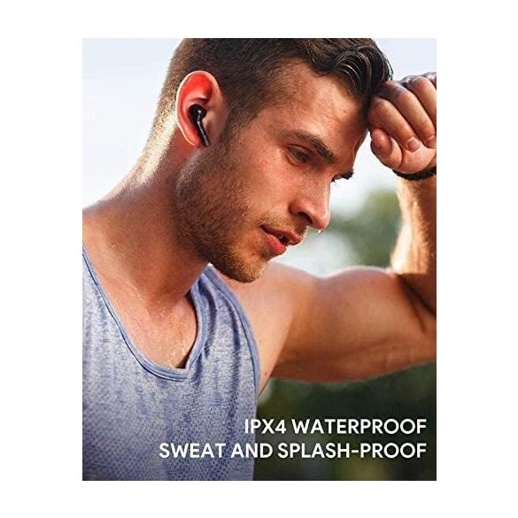 Aukey EP-T21P Bluetooth Fülhallgató - Vezeték nélküli, 9 órás üzemidő