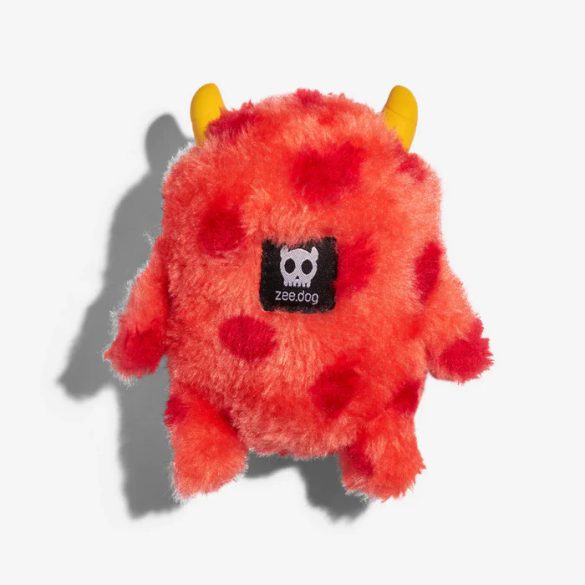 Zee.dog Küklopsz, plüss és gumijáték kutyáknak piros