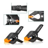 Supplyu - 1, 5 x 2 m-es zöld háttér poliészter, összecsukható 2 rugós bilinccsel fotózáshoz, zoomhoz, interjúkhoz, élő közvetítéshez 